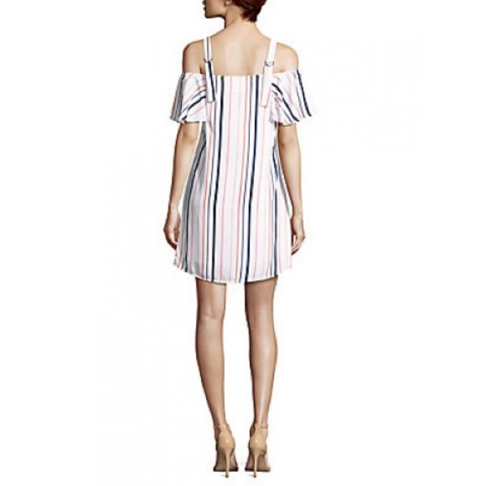 pink striped dress